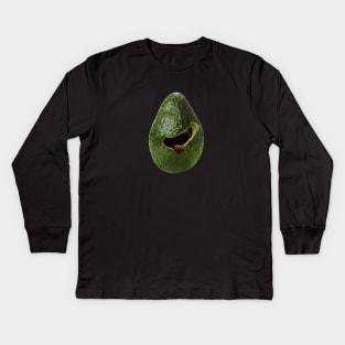 Avocado Man Kids Long Sleeve T-Shirt